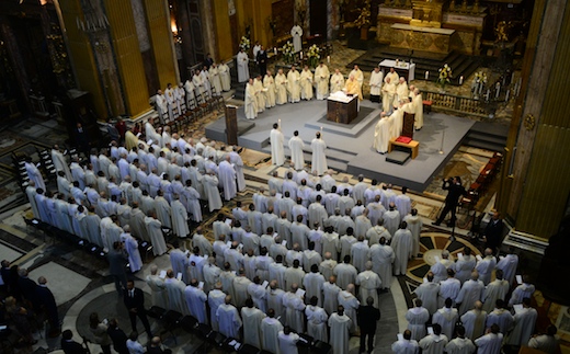 Pope Francis celebrates Ignatius’ Feast Day Mass with fellow Jesuits
