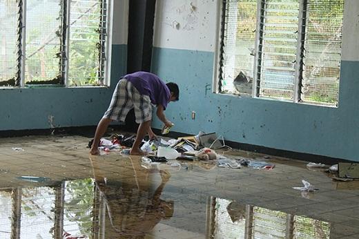 Struggling to recover from Typhoon Maysak