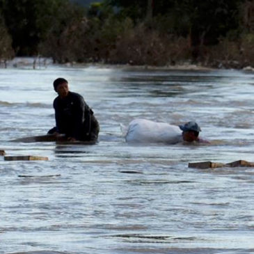 Aiding in flood relief efforts