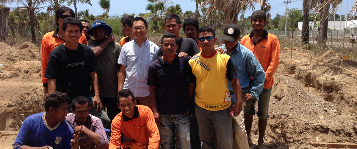 Being part of building Timor-Leste