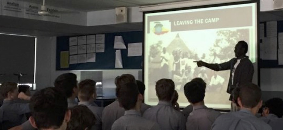 Students hear the voices of refugees first hand