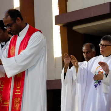 Thanking God for two new Jesuit priests in Taiwan
