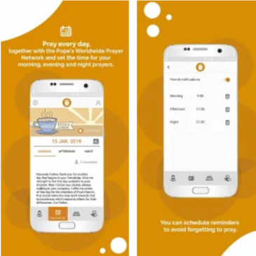 Pray with Pope Francis using your smartphone
