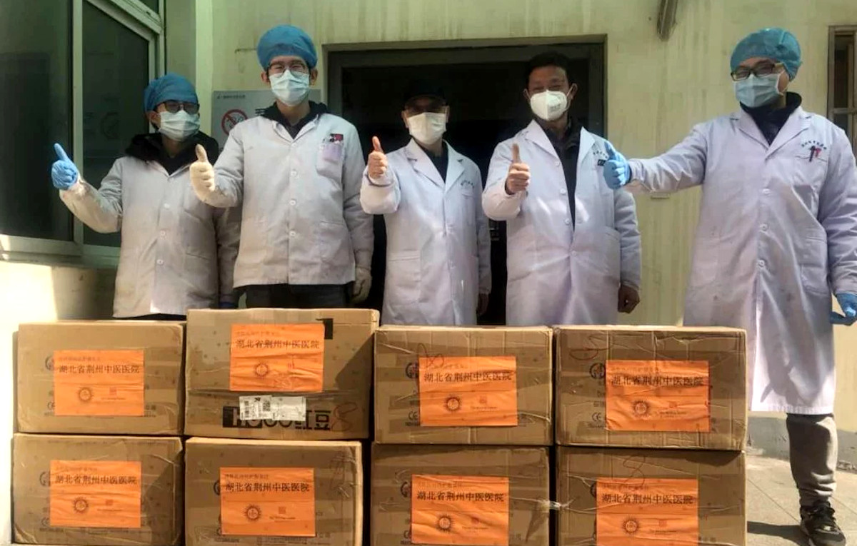 Society of Jesus donates surgical N95 masks, protective suits to aid healthcare workers in Hubei province battling COVID-19