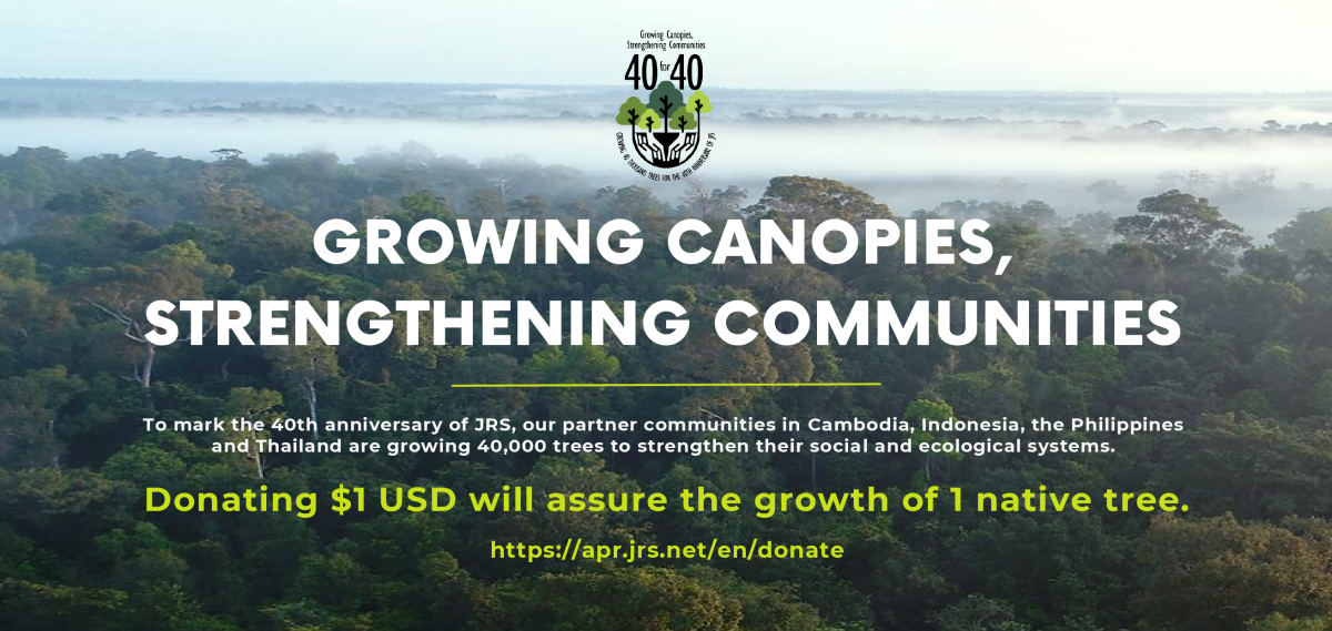 40,000 trees for 40 years of Jesuit Refugee Service