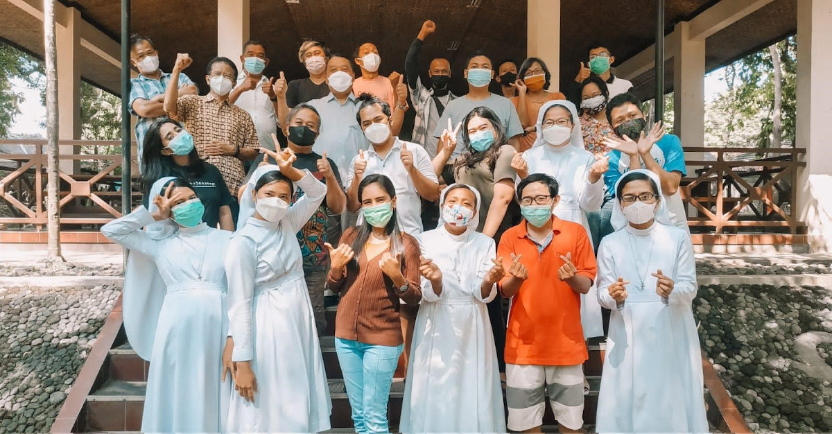 How a Jesuit media complex became a Covid-19 shelter