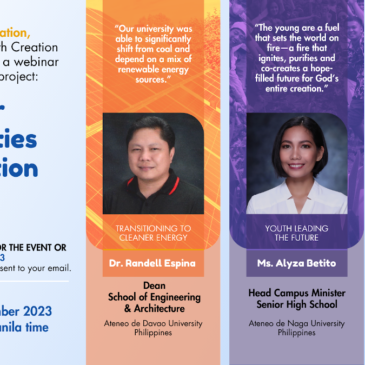 JCAP flagship project marks Season of Creation with webinar on energy, youth, and empowering local communities