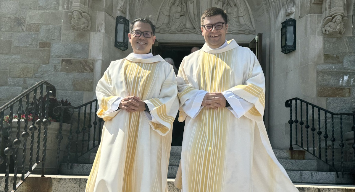 Australian Jesuits ordained deacons in Boston